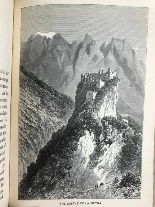 1910年 莱斯利·斯蒂芬《欧洲游乐场》 3幅版画插图 真皮精装36开 商品图6