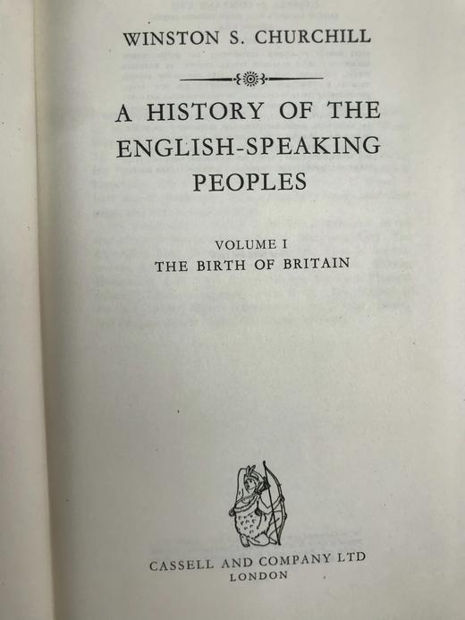 1956-1958年 丘吉尔《英语民族史》（全4卷） 精装16开 商品图2