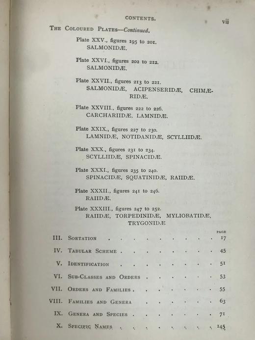 约20世纪早期 英国鱼类图鉴 33页彩色与大量黑白插图 漆布精装32开 商品图5