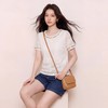奢姿大码女装2026夏季镂空蕾丝气质上衣胖妹妹串珠圆领时尚T恤9962254600 商品缩略图0