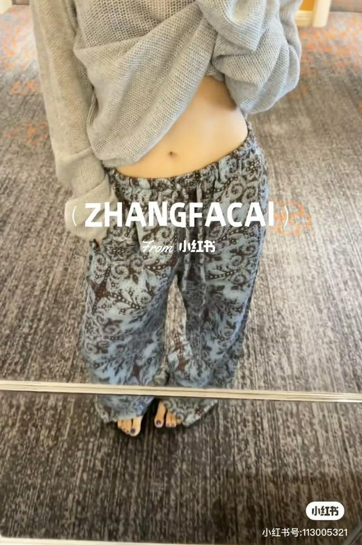 亚麻波西米亚风阔腿裤 商品图2