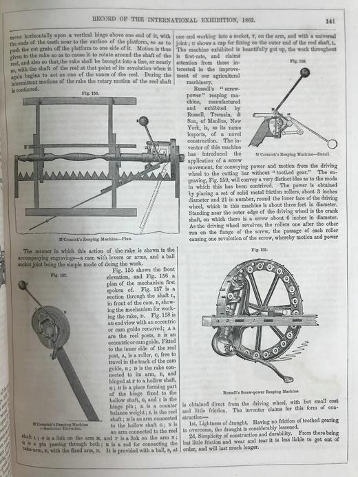 1862年 伦敦国际博览会实录 数百幅版画插图 真皮精装16开 商品图10