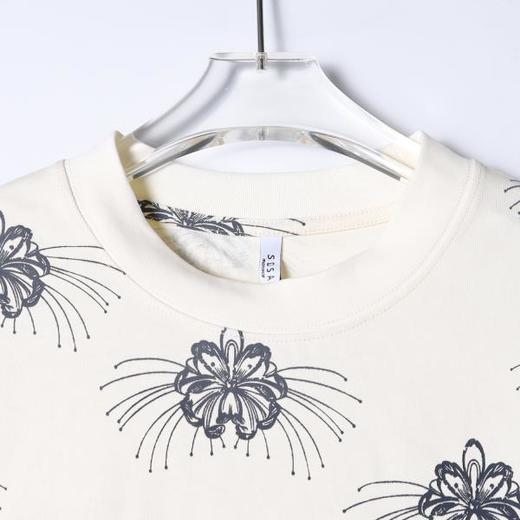 SDSA男装2026新款高贵轻奢潮牌扎染撞色满印花卉圆领短袖T恤百搭 商品图1