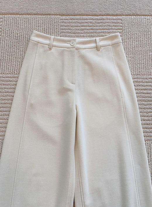 330-5自留 小禾渠道圆正 侧缝前移 丝棉麻 斜纹针织布 柔滑垂坠 巨好穿直筒裤 可穿薄底鞋 商品图12