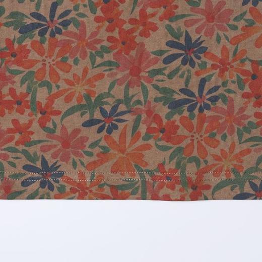 SDSA男装2026新款高贵轻奢撞色小碎花满印宽松圆领短袖T恤百搭 商品图3