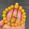 【青山特惠】10mm精品原矿俄料满蜜鸡油黄蜜蜡手串 13.7克 m78 商品缩略图2