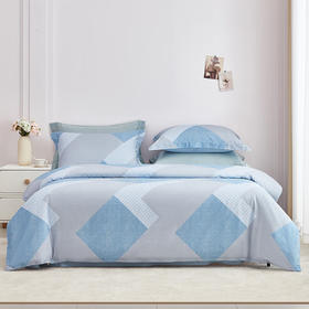 梦洁 纯棉印花四件套-都市幻梦