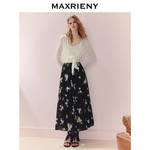 【商场同款】MAXRIENY法式浪漫度假短款开衫外套25秋款高级气质感(货号:MC86JA280) 商品图1