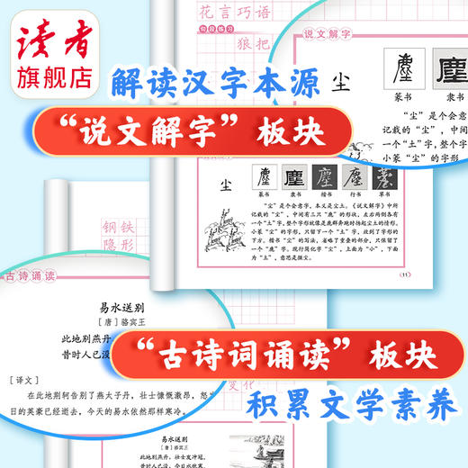 小学语文同步练字帖 全学段、阶梯式硬笔书法练习册 商品图5
