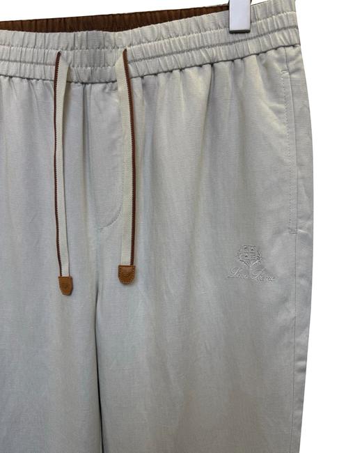 男款logo刺绣抽绳休闲裤长裤la015 商品图3