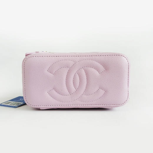 【闲置】CHANEL香奈儿AP1341 B10583 NW78424S淡紫色荔枝牛皮化妆盒链条包单肩斜挎包女士230326NJS08 商品图5