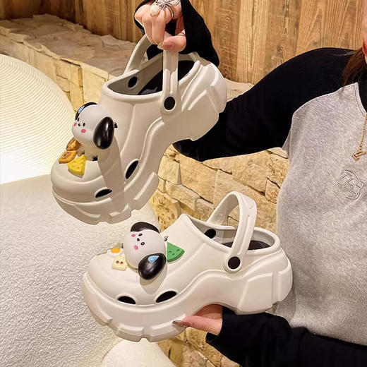 GZ买手优选可爱卡通外穿厚底洞洞鞋拖鞋（3-5天发货）-171193636 商品图9