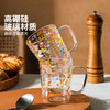 摩登主妇玻璃杯家用耐高温大容量高颜值吸管杯咖啡杯水杯奶茶杯子 商品缩略图3