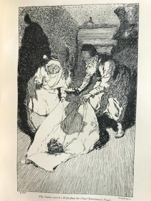 约20世纪早期 詹姆斯·莫里埃《伊斯法罕的哈吉巴巴历险记》 6幅插图 皮脊精装32开 商品图8