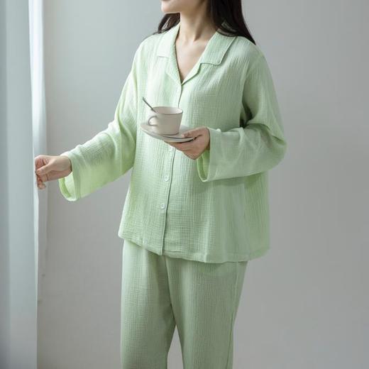 【特价款】宜色家60支全棉泡泡纱家居服睡衣 男女款 商品图4