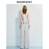 【商场同款】MAXRIENY法式慵懒风云感高腰显瘦长裤25夏阔腿休闲裤(货号:MC86TR266) 商品缩略图3