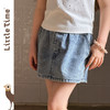 littletime韩国风牛仔半身裙女春夏时尚烫钻百搭显瘦短裤裙两件套 商品缩略图4