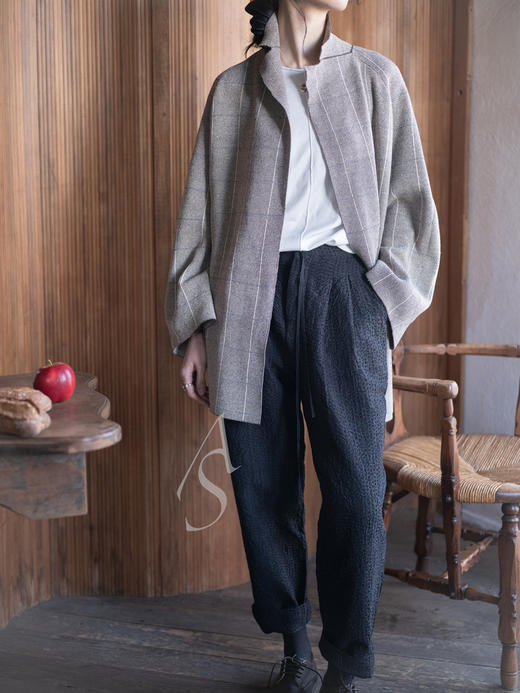 Boboutic 26SS 牛奶白海岛棉茧型针织上衣 商品图2