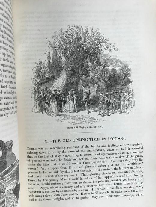 1841年 查尔斯·奈特《伦敦风物志》（全6卷） 数千幅版画插图 真皮精装16开 商品图11