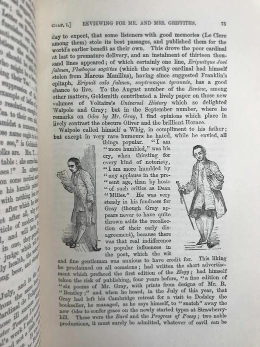 工坊特装本！1877年 约翰·福斯特《戈德史密斯生平与时代》 40幅木刻版画插图 全真皮精装32开 商品图14