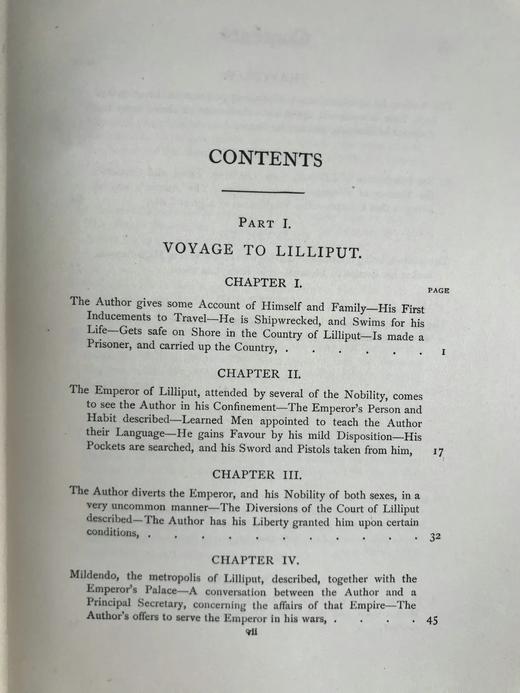 约20世纪早期 格列佛游记 Gordon Browne 百余幅插图（8幅彩色） 漆布精装32开 商品图4