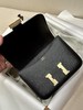 【纯手缝定制不退换】爱马仕 康康 19cm Epsom 掌纹牛皮 黑色 金扣（MM） 商品缩略图4
