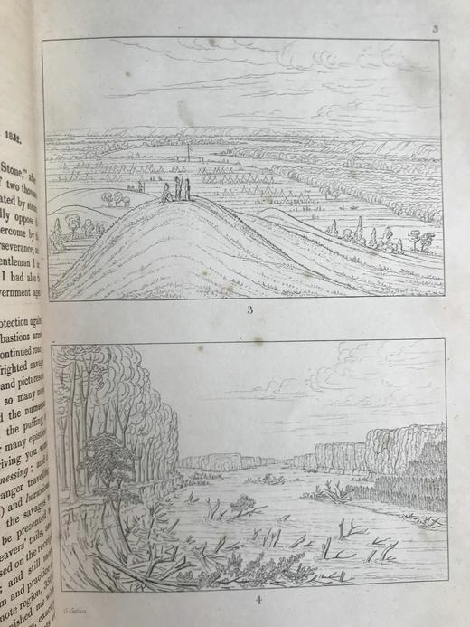 1848年 北美印第安人的礼仪、风俗和状况（全2卷） 360幅版画插图 真皮精装16开 商品图6