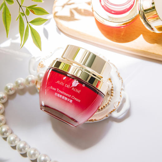 玫瑰人生·瑰蜜凝时紧颜礼盒（纯露100ml+微凝珠精华40ml+眼霜20g+面霜50g） 商品图3