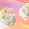 【甜心炫舞】QQ炫舞手游八周年联名款蛋糕，欢迎来到星瞳的梦幻花园，一键开启华丽炫舞之旅！草莓芝士慕斯+抹茶冻+芋泥华夫脆，三层风味庆祝每一次完美COMBO 商品缩略图2