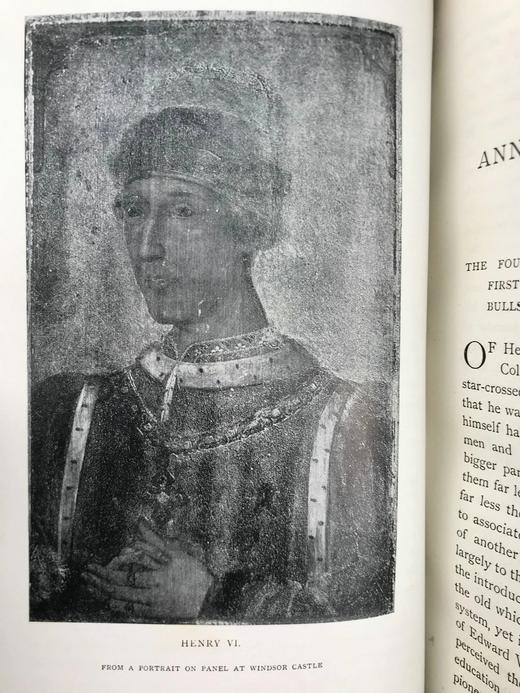 工坊特装本！1898年 温莎旁伊顿圣母国王学院编年史 配插图 全真皮精装大32开 商品图5