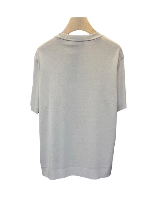 男款logo刺绣短袖针织衫zh015 商品图1