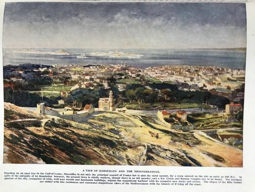 约20世纪早期 哈钦森欧洲风景建筑图集（全3卷） 2000余幅插图 漆布精装16开 商品图11