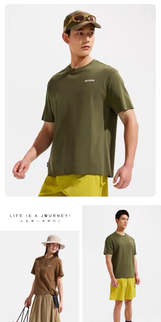 【特秒】6楼OUTDOOR户外潮牌棉感吸汗透气圆领简约短袖T恤吊牌价199折后价69 商品图2