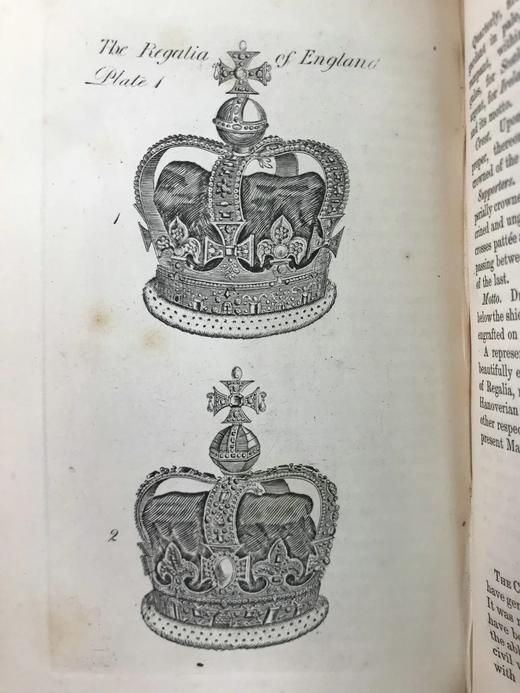 1845年 休·克拉克《纹章学导论》 48幅版画插图 漆布精装36开 商品图11