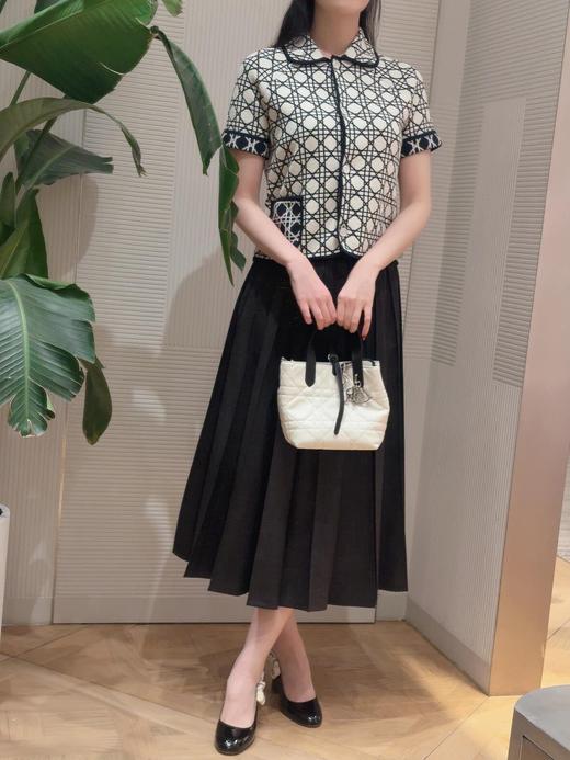 迪奥 26Ss春夏新款 藤格纹短袖休闲针织外套（MM） 商品图5