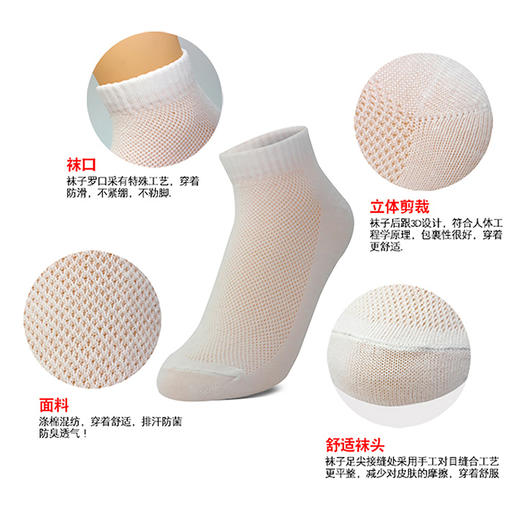 【49元3件任选】旅行一次性袜子3双装男女日抛袜-纪念日百货门店同款171093133 商品图3