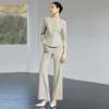 IWY/牛油果绿色时尚西装套装女春季七分袖阔腿裤气质高级感通勤职业装J26CP240 商品缩略图3