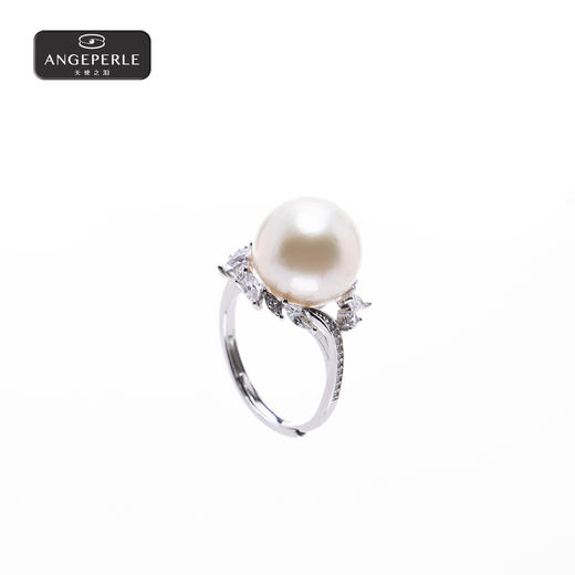 天使之泪女王之星淡水珍珠珈白丽珍珠项链送吊坠+戒指+耳环 SYJ42 商品图2