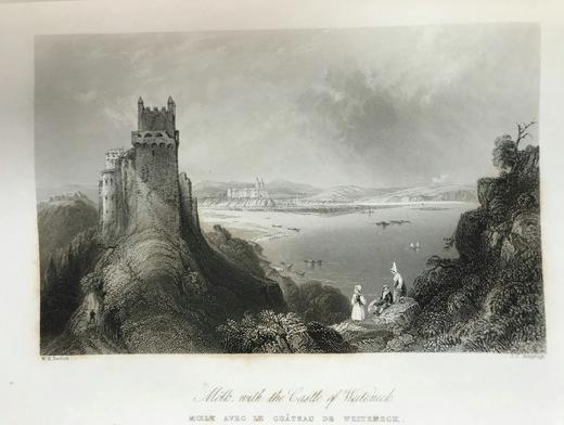 约19世纪中期 博斯普鲁斯之美 巴特利特近百幅风景版画 真皮精装16开 商品图9