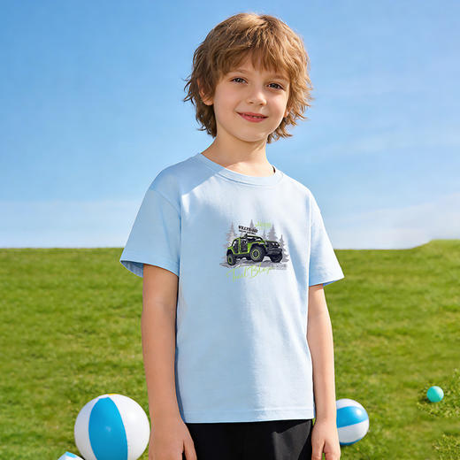 品牌直发【JEEP SPIRIT 儿童纯棉落肩T恤210TZ款 2件装】重磅200G儿童纯棉落肩T恤 如云感般柔软细腻 商品图13