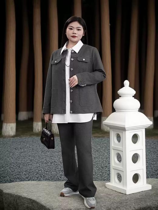 【群内福利】【牛仔外套】圆领外套，无翻领，可搭配帽衫 商品图5