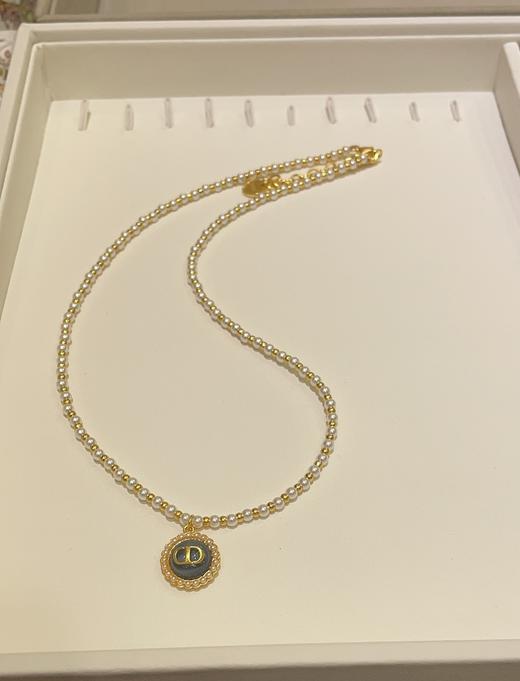 小米珠纽扣项链ba010 商品图0