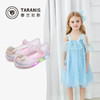 泰兰尼斯儿童凉鞋2026夏款新款女童果冻鞋软底闪灯透气艾莎涉水鞋T12X6B9078 商品缩略图1