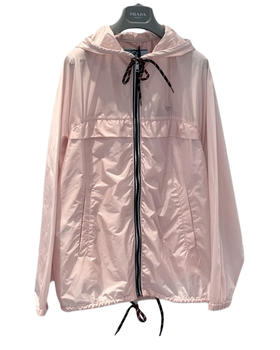 女款三角标连帽风衣fe020