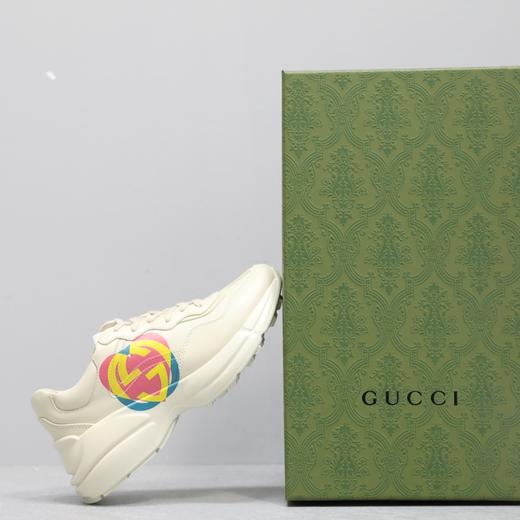 古驰-Rhyton经典老爹鞋系列情侣款 鞋底厚底5cm 商品图2