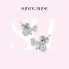 ShiningHouse[培育] 18k金钻石耳饰 刻面形人工真钻人造钻石K金耳钉时尚钻石耳饰耳环悦己送礼臻选【此商品不支持7天无理由退货退款】预计3日发货 商品缩略图0
