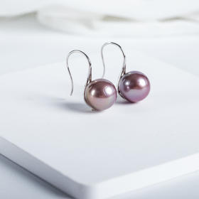 ⁶【淡水珍珠】S925银耳钩，11-13MM，编号EGG16，出证书，48小时鉴赏期——SS06-CR-YMZZ【HOT】