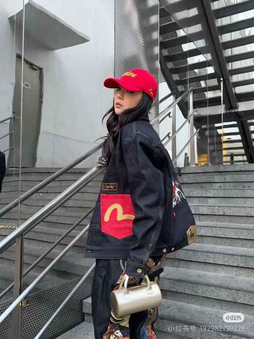 福神2026春季马年限定重工牛仔夹克外套 男女同款 商品图1