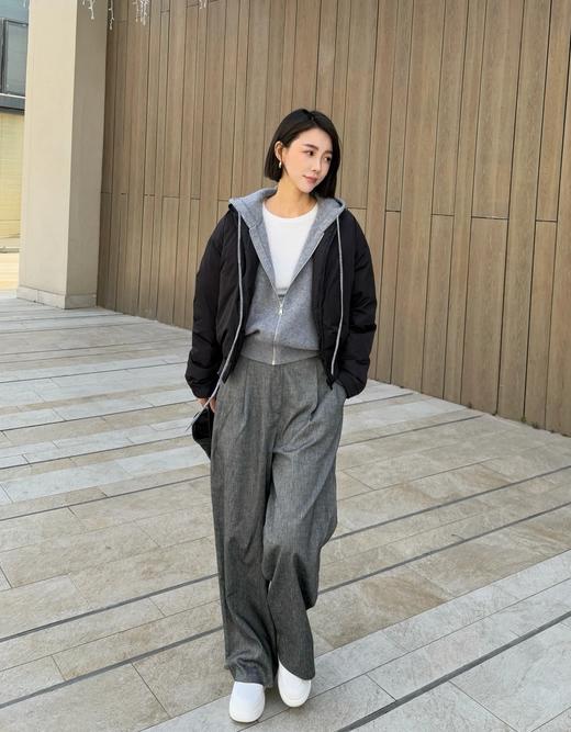 品牌直发特价ELLE厚底松糕纯皮小白鞋 商品图5