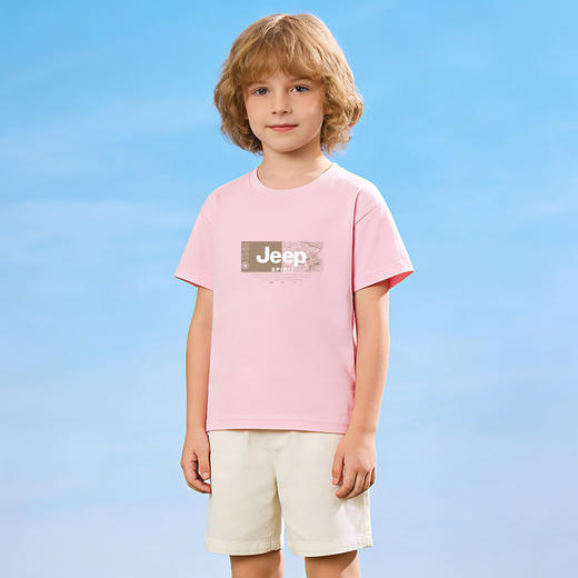 品牌直发【JEEP SPIRIT 儿童纯棉落肩T恤210TZ款 2件装】重磅200G儿童纯棉落肩T恤 如云感般柔软细腻 商品图7